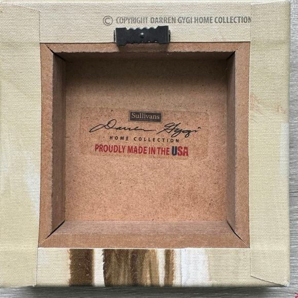 Darren Gygi Yellow Labrador Home  Collection Hanging Canvas Print 5”x5” - Picture 5 of 6